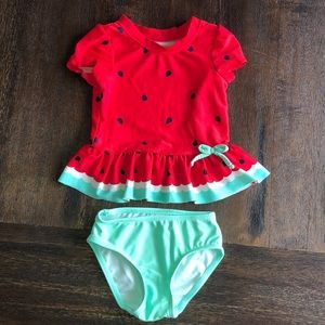 Watermelon toddler swim suit